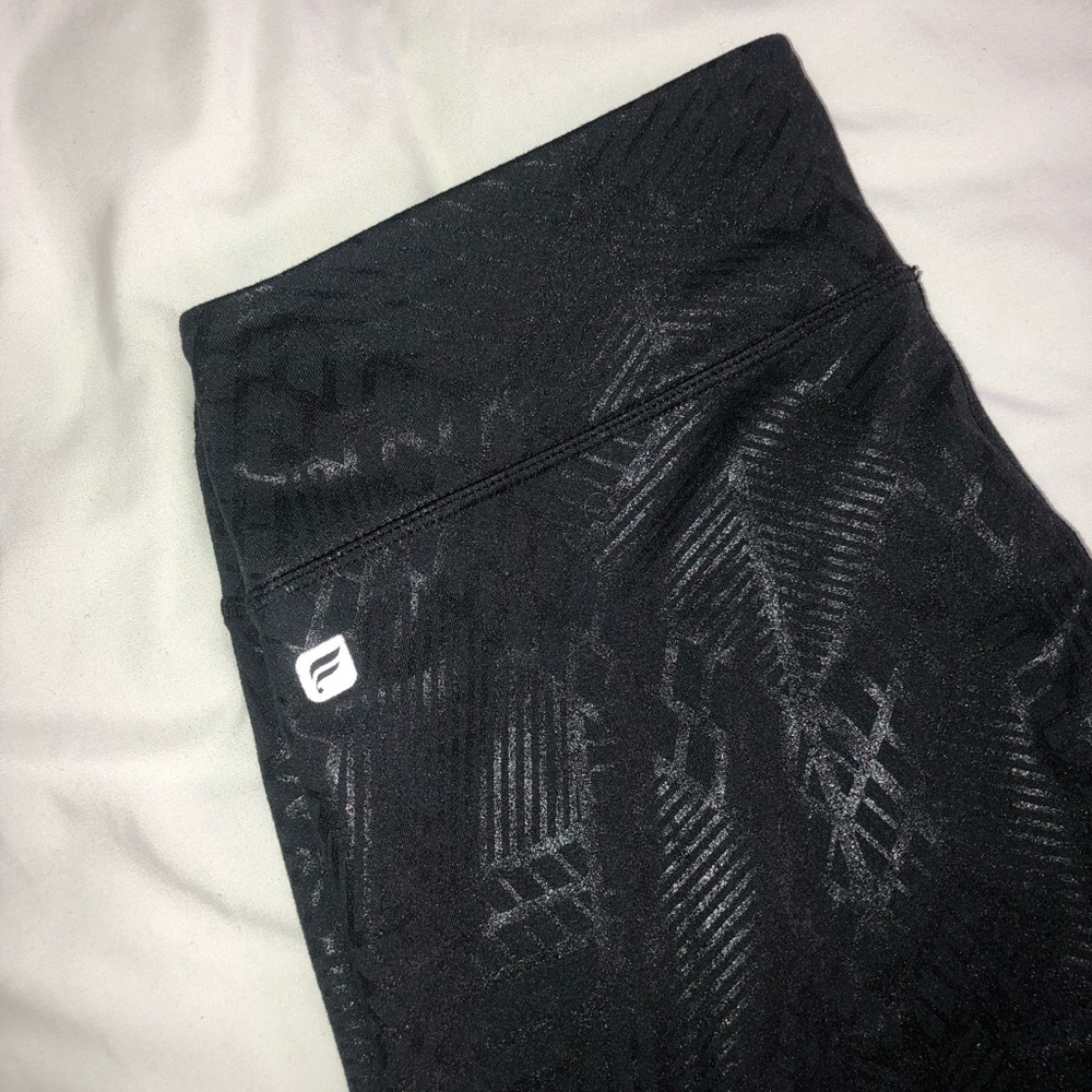 Black Printed Leggings